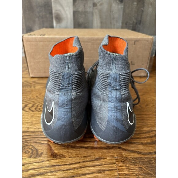 Nike Hypervenom Phantom 3 Elite FG Soccer Cleats Grey Orange Size 12 Italy main image 9
